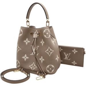 Louis Vuitton Shoulder Bag Monogram Implant Neonoe Beige